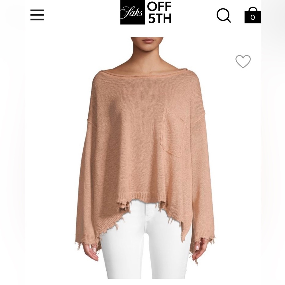 Free people over sized sweater size Small